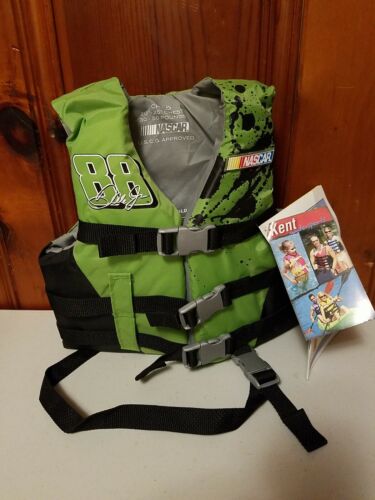 NWT Child Size Life Jacket. NASCAR #88 DALE, JR. USCG Approved, Kent Watersports - Picture 1 of 6