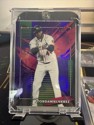 2026 Topps Finest Yordan Alvarez Rare Purple Refractor /75 Astros