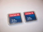 2 New SanDisk CompactFlash 2 GB Memory Cards SDCFB-2048-A10, 2GB SanDisk CF Card