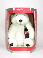 Coca Cola Polar Bear Plush - 10 Inch Play By Play Toys & Novelties