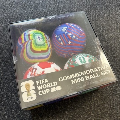 FIFA World Cup 2026 Commemorative Mini Ball Set 4 Pack CAN,MEX ,USA. Brand New