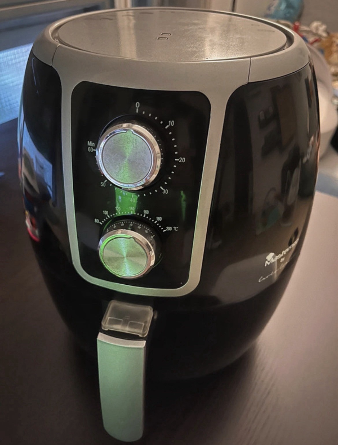 MasterPRO by Carlo Cracco Friggitrice ad aria nera/argento timer 60 min 200°C