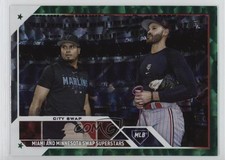 2023 Topps Update Veteran Combos Green Foil 76/499 Pablo Lopez Luis Arraez 3c2