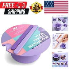 Wax Warmer Silicone Liner Purple - Easy to Clean Silicone Wax Warmer Bowls wi...