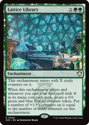 Lattice Library MTG R 40 Commander: Secrets of Strixhaven SOC NM
