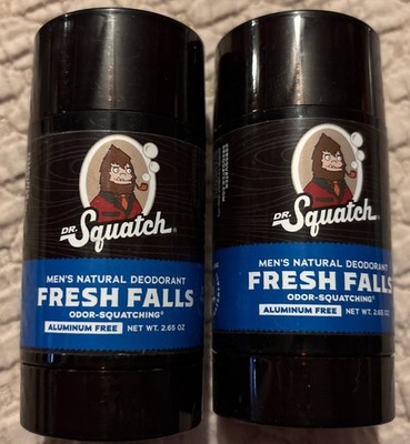 2 - Dr. Squatch - Fresh Falls - Men's Natural Deodorant - 2.65oz