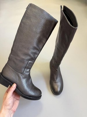 Women Dorothee Schumacher Boots Grey Leather 38