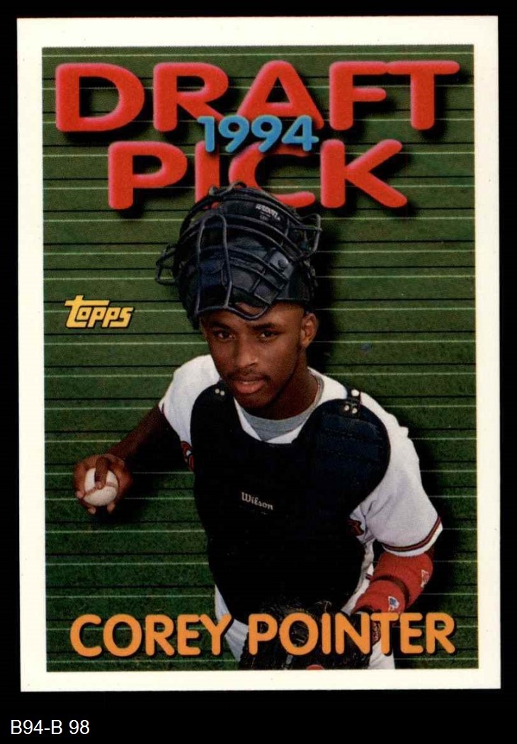1994 Topps Traded #98 Corey Pointer T Braves RC 8 - NM/MT