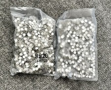 Glass Crystal Rhinestones Flatback madewith Swarovski 20ss Crystal Clea 10 Gross