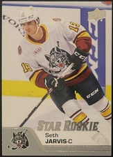 Seth Jarvis Rookie 2020-21 Upper Deck AHL Star Rookies #159 Carolina Hurricanes