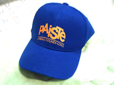 PAISTE ''Cymbals Sounds Gongs'' HAT CAP. 6-Panel osfa ROYAL BLUE/ORANGE crash ride