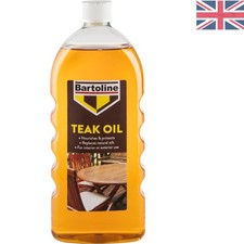 Teak Oil 1L - Deep Penetrating Formula for  Outdoor & Indoor Wood Care 51.99 per litre