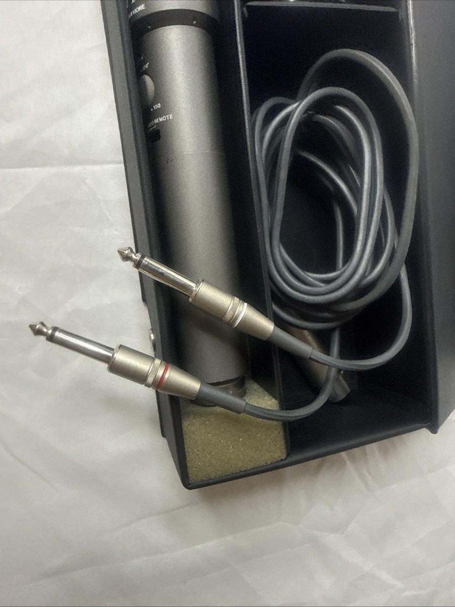 SONY ECM-969ステレオコンデンサーマイクとスタンド付 Vintage Sony ECM-969 Electret Condenser Microphone with Case