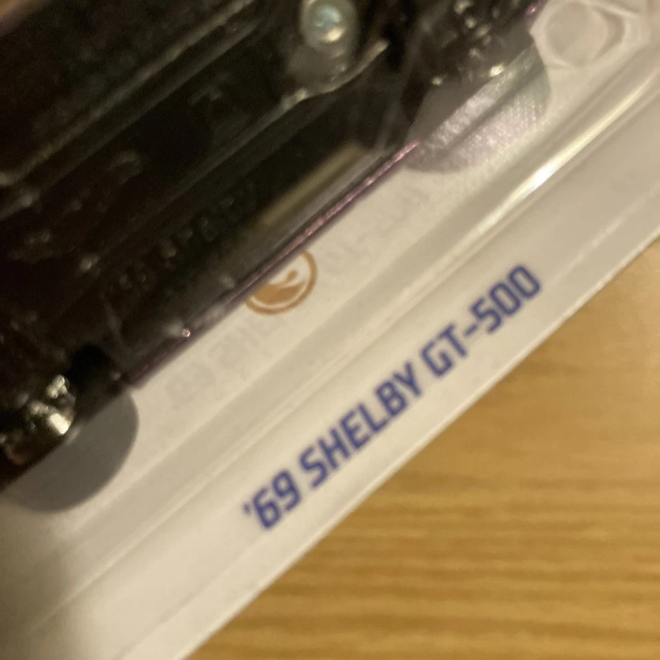 HOT WHEELS 2023 #195 69 MUSTANG SHELBY GT-500 SUPER TREASURE HUNT TH +PROTECTOR - Image 4 of 4