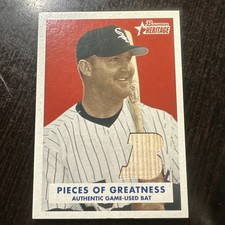 2006 Bowman Heritage - Pieces of Greatness Jim Thome #PG-JT (MEM)