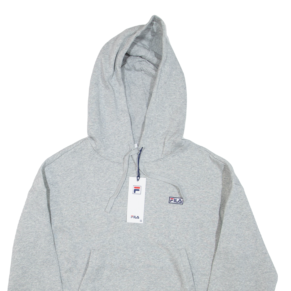 Felpa con cappuccio FILA Cropped donna grigia L