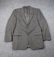 Jos A Bank Blazer Mens 43L Gray Camel Quiet Luxury Timeless Career Sport Coat
