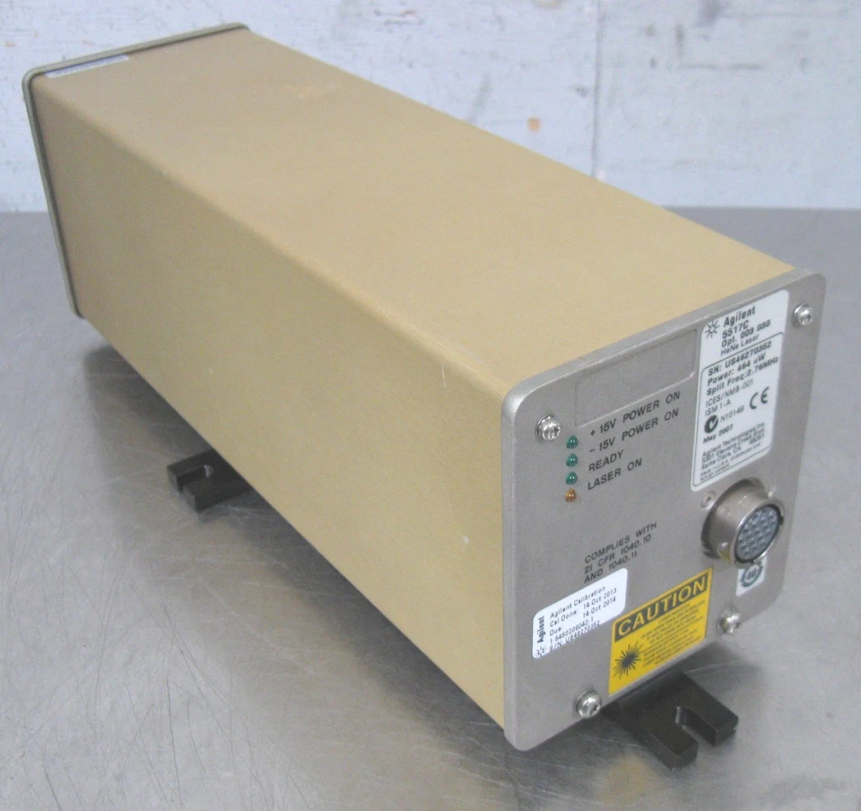 Cabezal láser HeNe C200986 Agilent 5517C Opt 003 030 (464 μW, 2,76 MHz, mayo de 2007) Foto 3 de 4