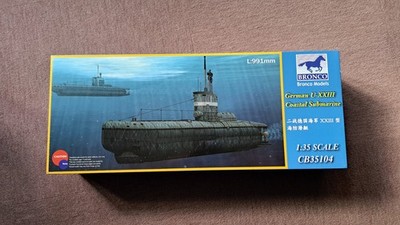 U-Boot Typ XXIII von BRONCO im Maßstab 1:35