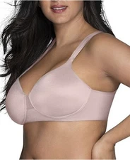 NWOT Vanity Fair 40D Beyond Comfort Full Figure Wirefree Bra 71282 Pink #89950