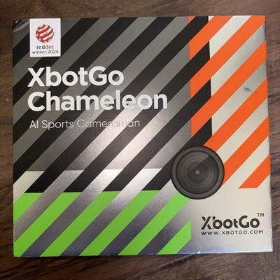 XbotGo Chameleon AI Sports Action Camera Gimbal Stabilizer, Lava Graphite