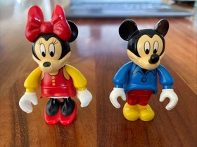 Lego 4165 Figures Minnie&rsquo;s Birthday Minnie And Mickey Mouse Figures Set Of 2 EUC