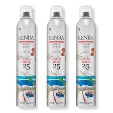 Kenra Volume 25 Hair Spray COASTAL BREEZE- 10 Oz Pack Of 3 New