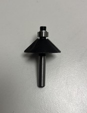 Trend TCT 45 Degrees, 32mm Diameter Self Guided Chamfer Router Bit Cutter