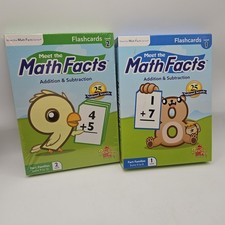 Meet the Math Facts addition/subtraction Fact Families Level 1  2 Flashcards
