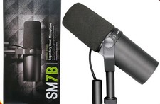 SM7B Cardioid Dynamic Vocal Broadcast Mikrofon Aufnahme Studio Set Schwarz