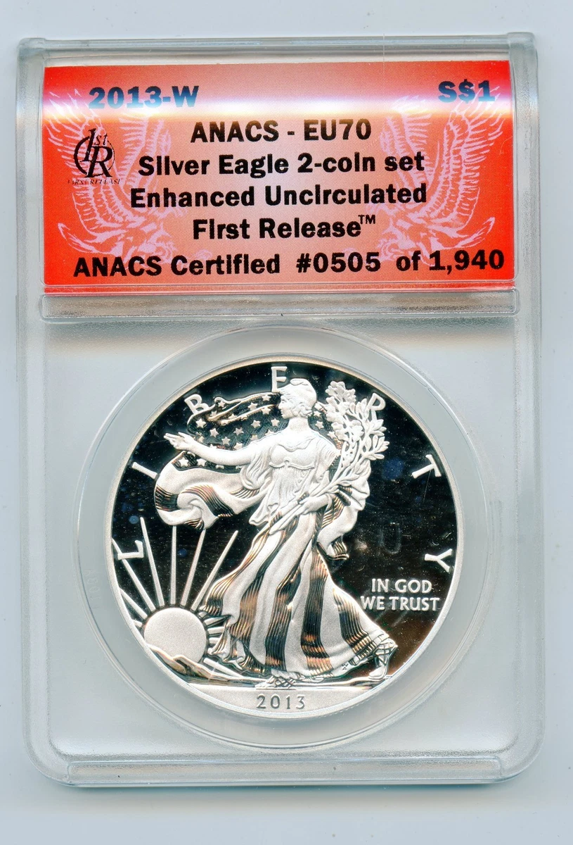 American Eagle ANACS 2013 Silver Bullion Coins for sale | eBay