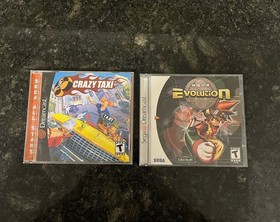 Sega Dreamcast Sports Edition with Controller, Crazy Taxi, VMU Excellent Tested