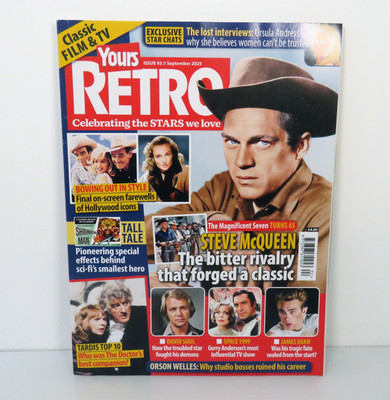 Yours Retro Magazine Issue 92 Sept 2025 Steve McQueen David Soul Space 1999