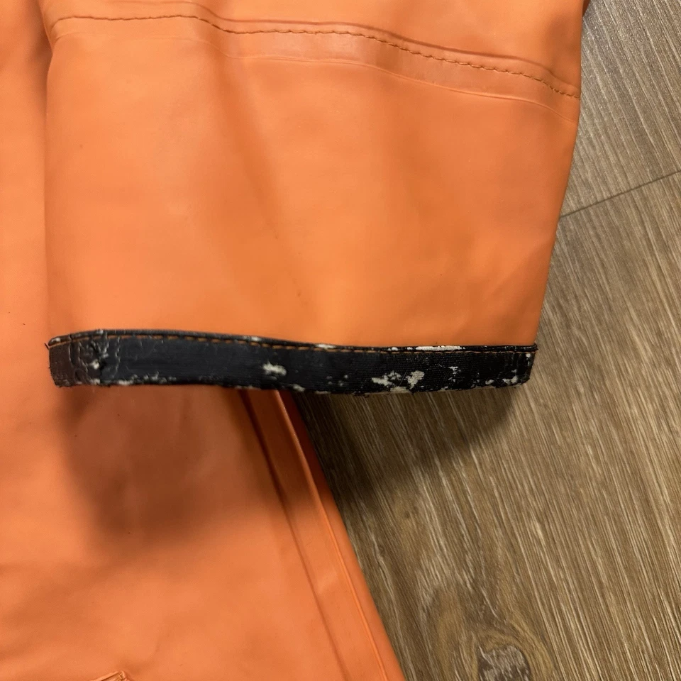 Carhartt C64ORG PVC 雨衣橙色连帽防水 XL 普通 — 第 4/4 张图片