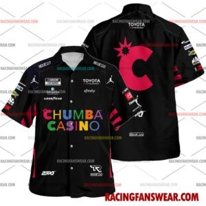 Tyler Reddick Nascar Racing 2026 Uniform  Hawaiian Polo Shirts