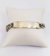 Sterling SIlver Forstner ID Bracelet 7 inches