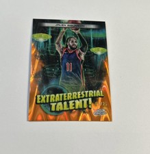 2024 Cosmic Chrome Extraterrestrial Jalen Brunson Orange Galactic Refractor /25