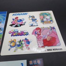 Detana TwinBee PC Engine HuCard with Stickers and Manual Japanese Version