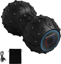 Upgraded 5-Speed Vibrating Massage Ball, Rechargable Peanut Massage Ball for Fit