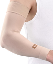 Lymphedema Compression Arm Sleeve for Women Men, Opaque, 20-30 Mmhg Compression