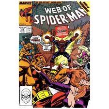 Web of Spider-Man #59 - 1985 series Marvel comics VF+ Full description below [x 