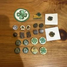 4-H Mixed Lot of 22 Lapel Pins Patch Ext…