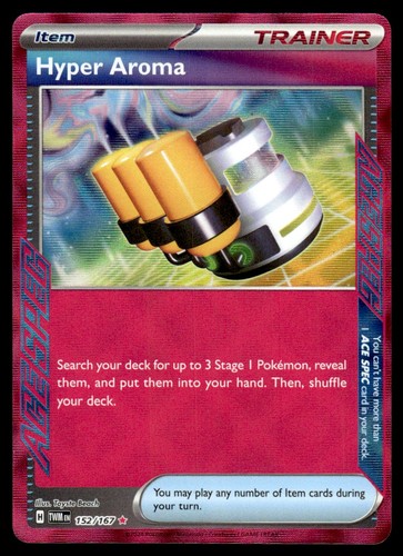 2024 Pokemon Twilight Masquerade - Hyper Aroma Rare #152 NM