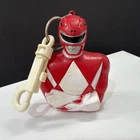 Vintage 1993 Power Rangers Saban Key Chain Coin Pouch Purse Red Ranger