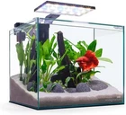 Glass Betta Aquarium Kit 5 Gallons Lightweight W/ Adjustable Flow Rate