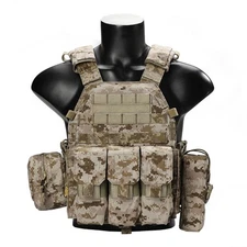 Emersongear LBT6094A Plate Carrier Tactical Vest 3 Pouches Body Armor 11.11 Sale