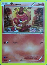 Pansear 15/99 Common Next Destinies Pokemon Moderately Played