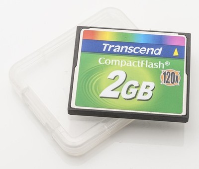 Transcend 2GB CF Karte 120x Compact Flash