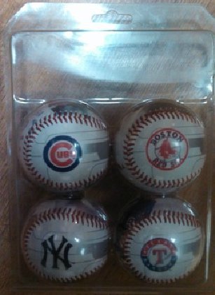 4 Collector Rawlings Baseballs Sosa, Nomar, A-Rod, Jeter - Picture 1 of 2