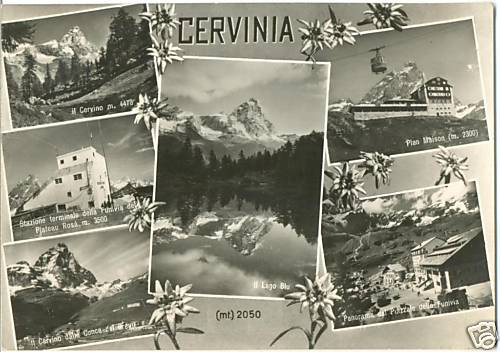 CERVINIA - VEDUTEN - VALTOURNANCHE (AOSTA) 1953 - Bild 1 von 1